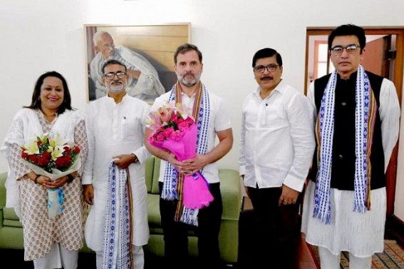 Tripura Congress Leaders met Rahul Gandhi Tripura Congress Leaders met Rahul Gandhi
